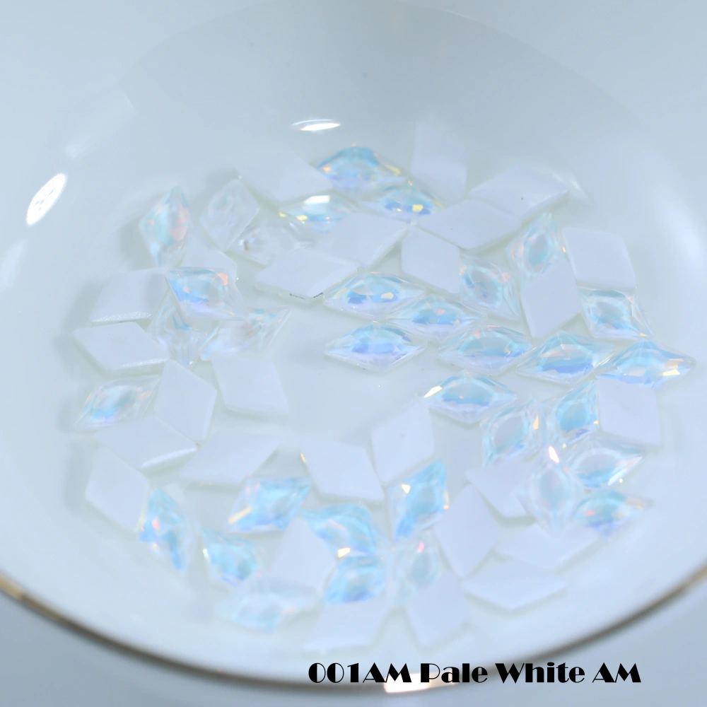 Rhombus Flat Back Bevel Edge Plus Series Rhinestones Shiny Crystal Nail Art Bags Wedding Dress DIY Handcraft Decoration Supplies