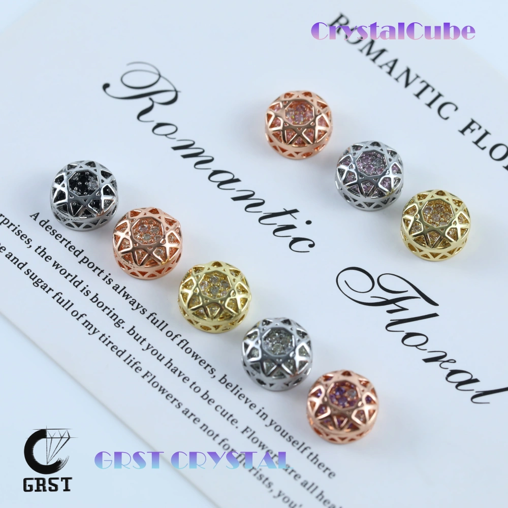 Shiny Crystal Round Claw Rhinestones Drill Cube Series For DIY Jewelry Making Accessories Bags Shoes Wedding Dress Decoration