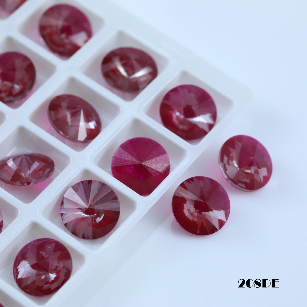 Rivoli Pointed Back Fancy Stones Sew-on Bright Crystal Royal Gem Series Rhinestones Bags Shoes Wedding Dress DIY Craft Supplies