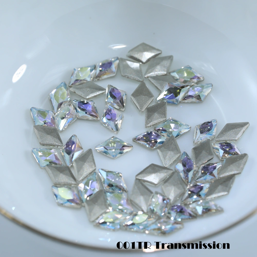 Rhombus Flat Back Bevel Edge Plus Series Rhinestones Shiny Crystal Nail Art Bags Wedding Dress DIY Handcraft Decoration Supplies