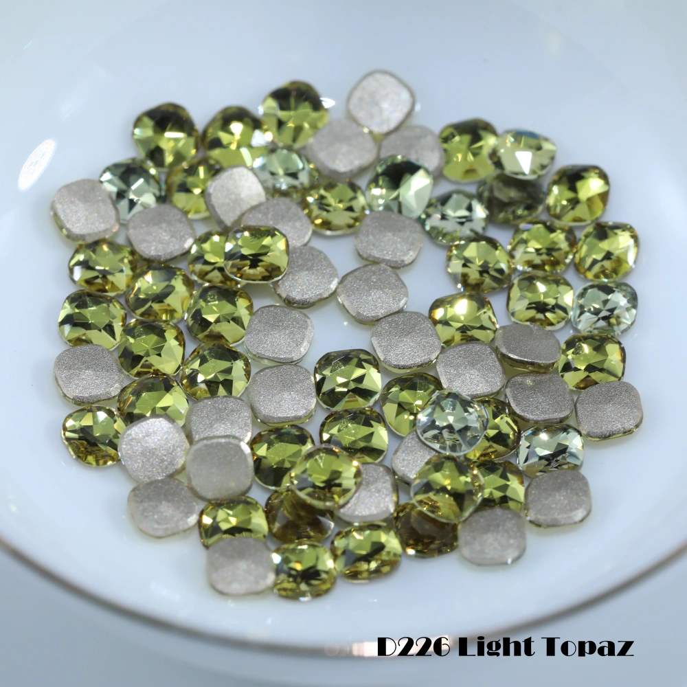Cushion Flat Back Bevel Edge Rhinestones Plus Sparkling Crystal DIY Accessories Nail Art Bags Wedding Dress Handcraft Supplies