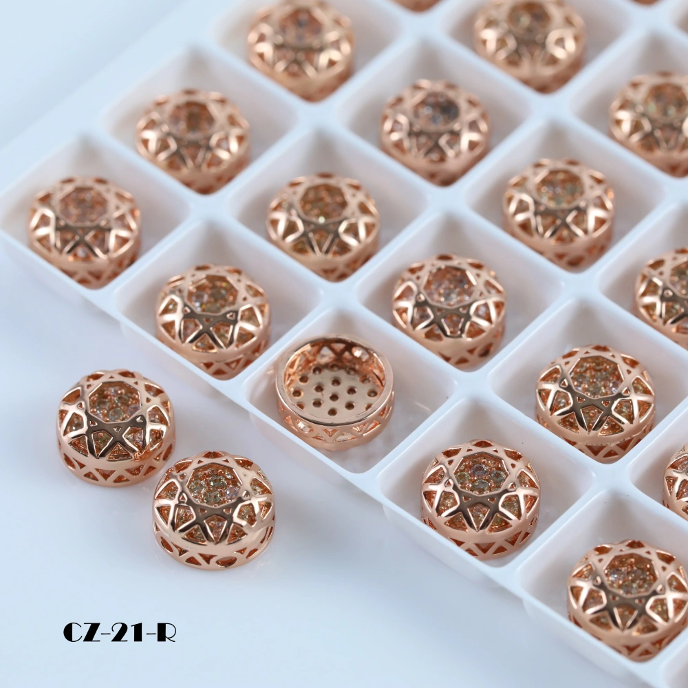 Shiny Crystal Round Claw Rhinestones Drill Cube Series For DIY Jewelry Making Accessories Bags Shoes Wedding Dress Decoration