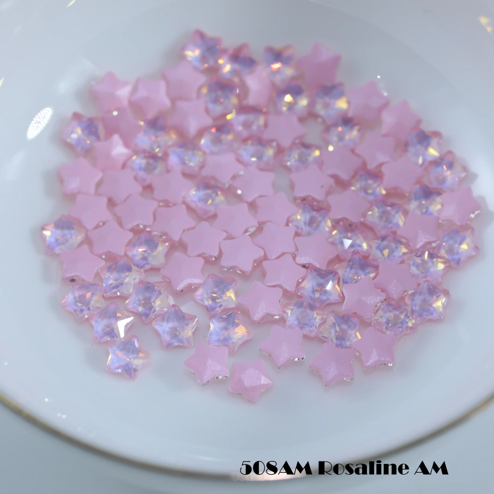 Shiny Crystal Stone Star Flat Back Bevel Edge Plus Rhinestones For Nail Art Bag Wedding Dress DIY Accessories Handcraft Supplies