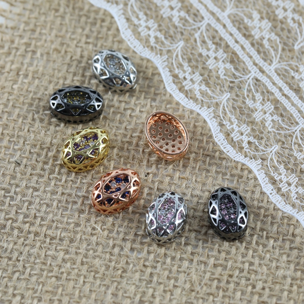 Sparkling Crystal Cube Series Oval Claw Rhinestones Drill DIY Accessories For Bags Shoes Wedding Dress Handmade Craft Supplies