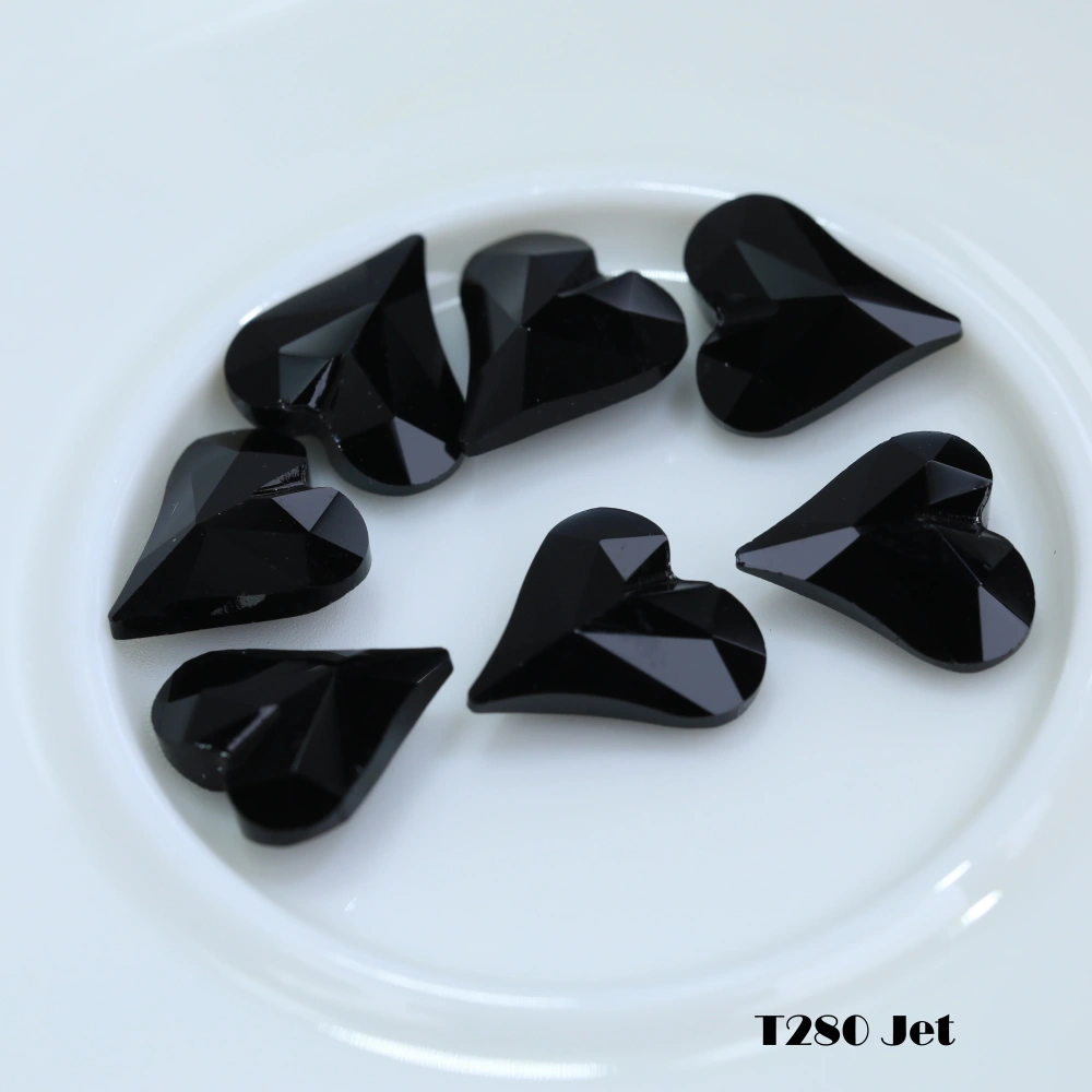 Shiny  Crystal Pro Series Normal Color Sweet Heart Point Back Rhinestones Fancy Stones For Bags Shoes Wedding Dress DIY Supplies