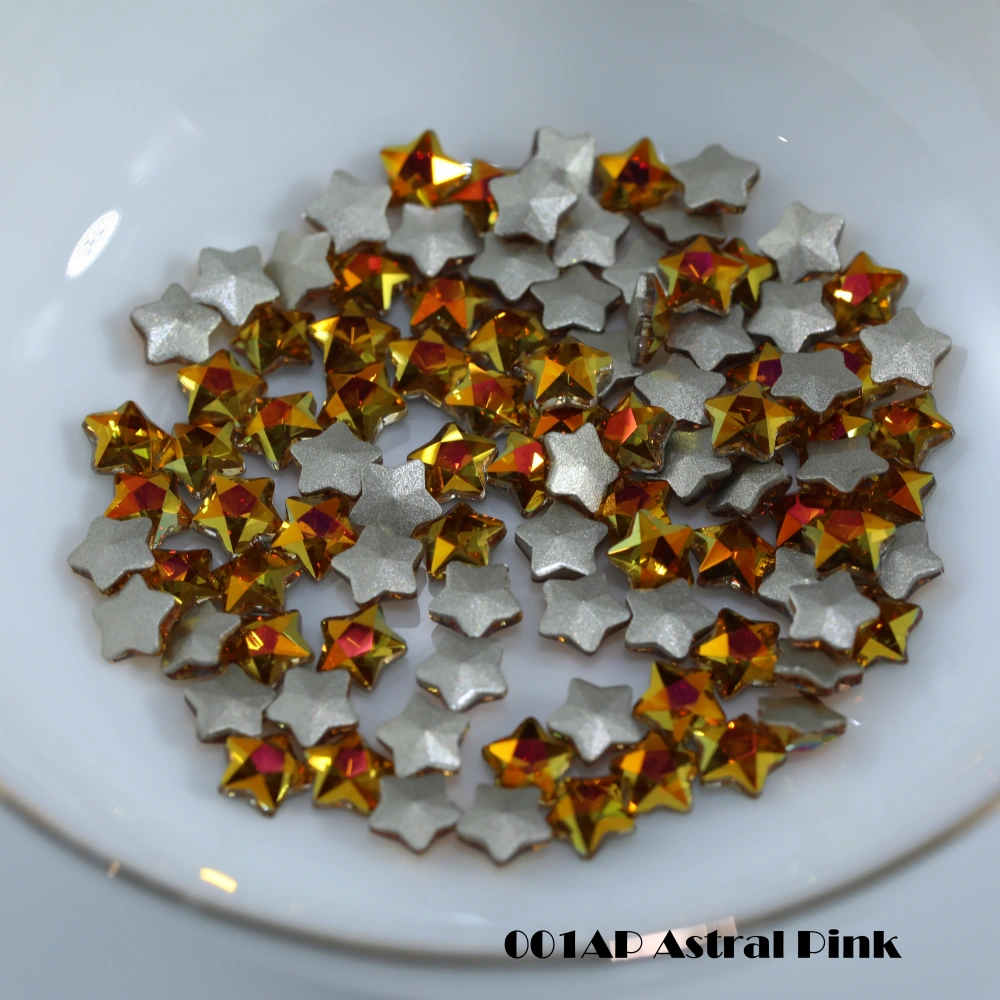 Shiny Crystal Stone Star Flat Back Bevel Edge Plus Rhinestones For Nail Art Bag Wedding Dress DIY Accessories Handcraft Supplies