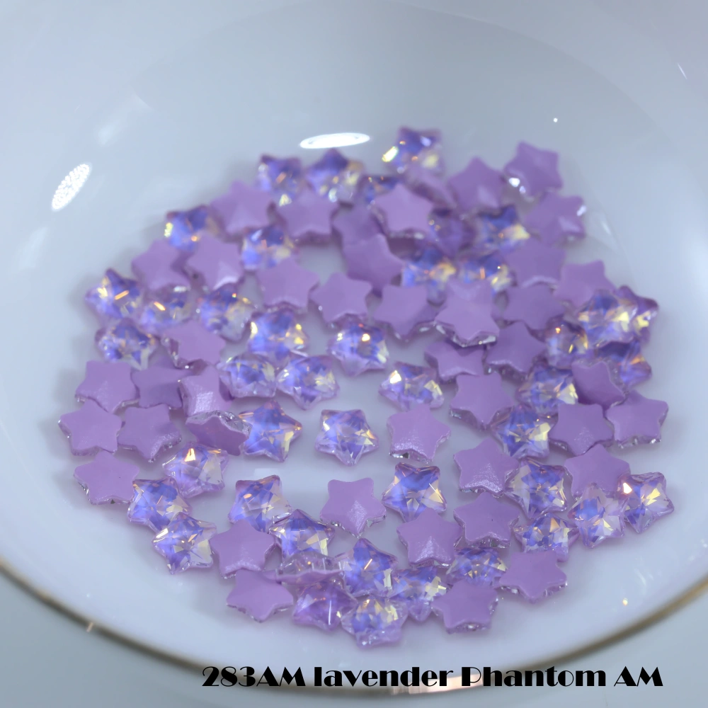 Shiny Crystal Stone Star Flat Back Bevel Edge Plus Rhinestones For Nail Art Bag Wedding Dress DIY Accessories Handcraft Supplies