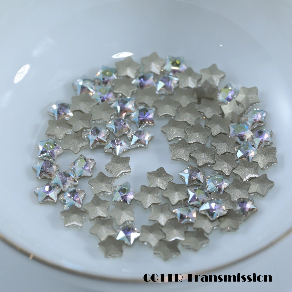 Shiny Crystal Stone Star Flat Back Bevel Edge Plus Rhinestones For Nail Art Bag Wedding Dress DIY Accessories Handcraft Supplies