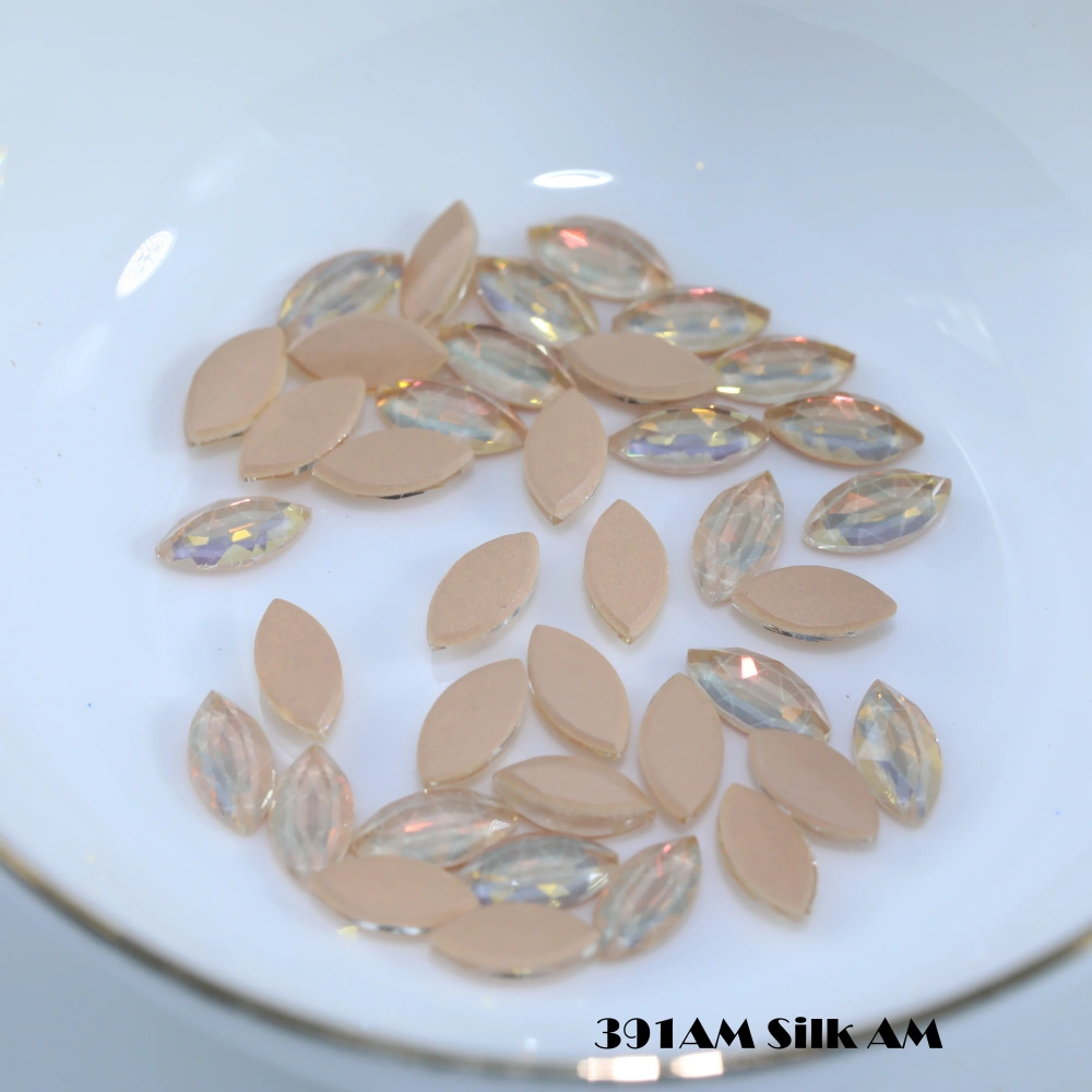 Nevette Flat Back Bevel Edge Plus Rhinestones Shiny Crystal Fancy Stones DIY Handcraft Supplies For Nail Art Bags Wedding Dress