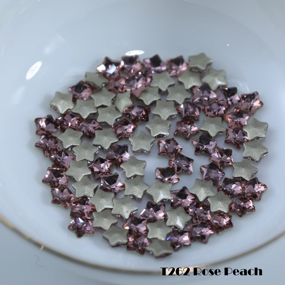 Shiny Crystal Stone Star Flat Back Bevel Edge Plus Rhinestones For Nail Art Bag Wedding Dress DIY Accessories Handcraft Supplies