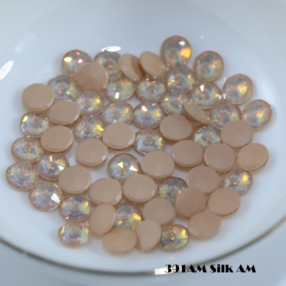 Round Flat Back Bevel Edge Plus Rhinestone Sparkling Crystal DIY Accessories Handcraft Supplies For Nail Art Bags Wedding Dress