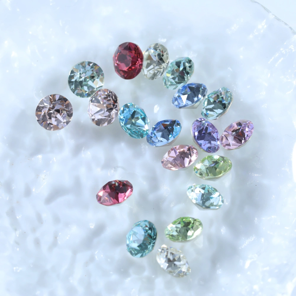 Pointed Bottom PRO Sew-on Rhinestones Shiny Crystal Beads DIY Accessories Bags Shoes Garment Dress Phone Case Craft Decoration