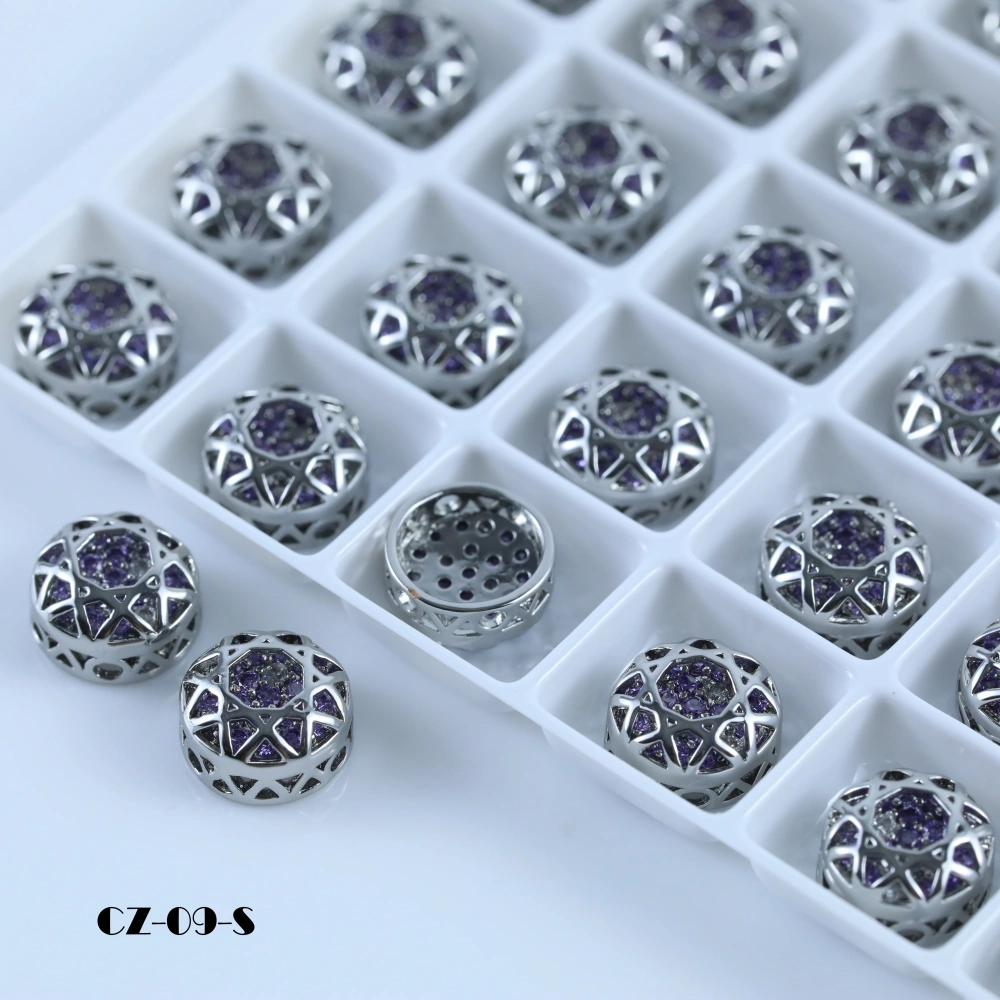 Shiny Crystal Round Claw Rhinestones Drill Cube Series For DIY Jewelry Making Accessories Bags Shoes Wedding Dress Decoration