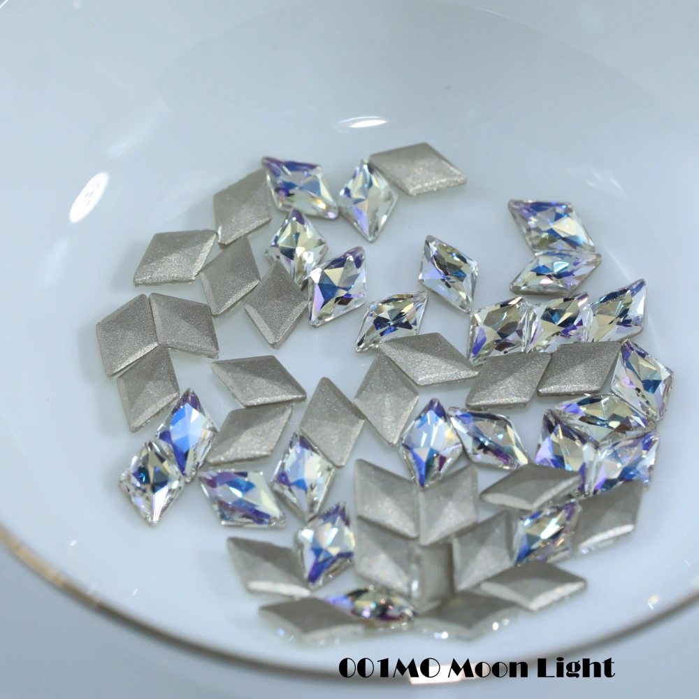 Rhombus Flat Back Bevel Edge Plus Series Rhinestones Shiny Crystal Nail Art Bags Wedding Dress DIY Handcraft Decoration Supplies