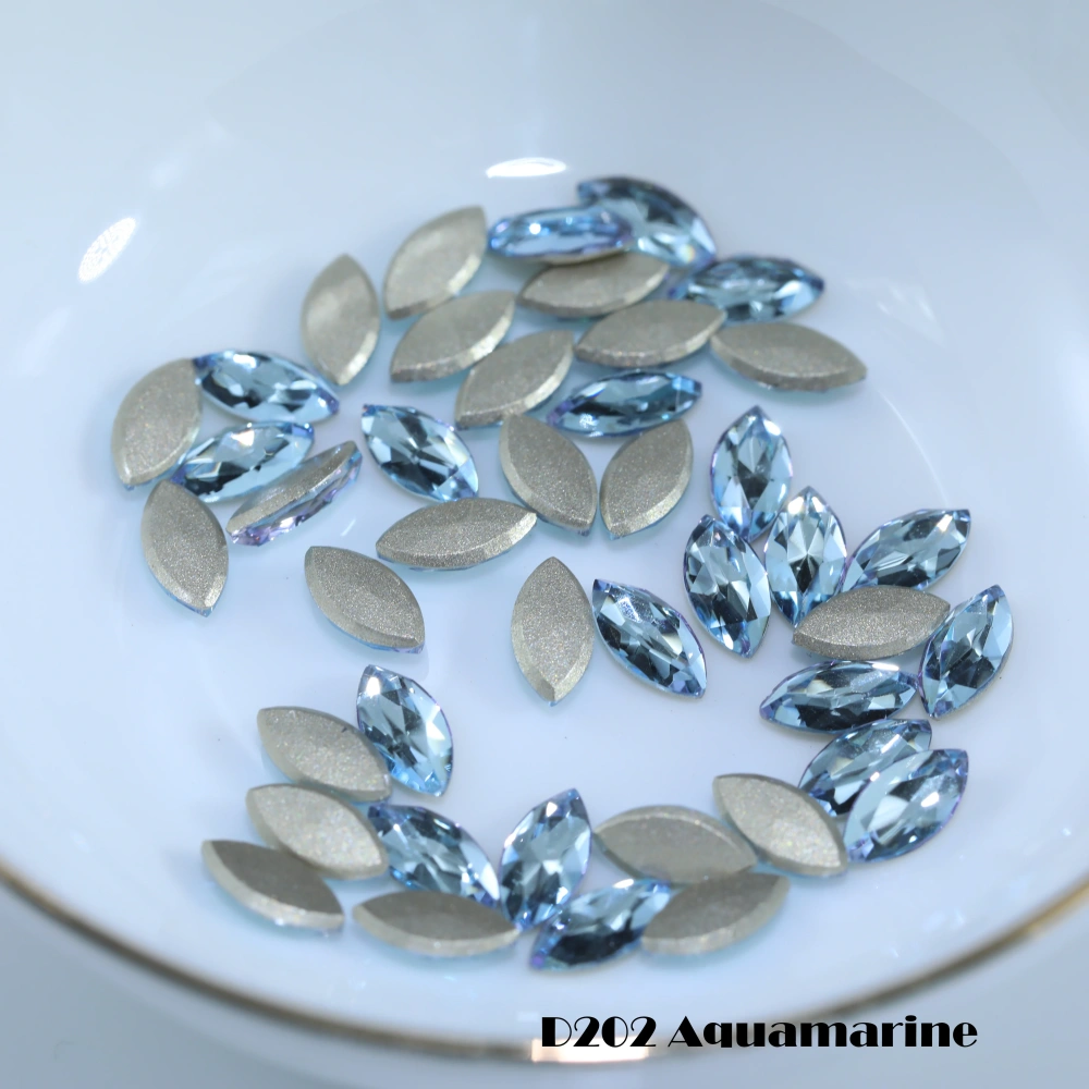 Nevette Flat Back Bevel Edge Plus Rhinestones Shiny Crystal Fancy Stones DIY Handcraft Supplies For Nail Art Bags Wedding Dress