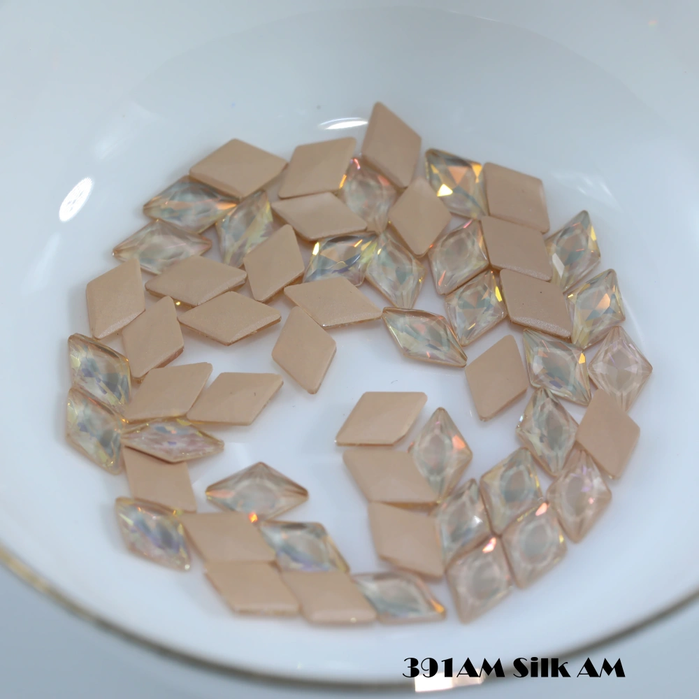 Rhombus Flat Back Bevel Edge Plus Series Rhinestones Shiny Crystal Nail Art Bags Wedding Dress DIY Handcraft Decoration Supplies