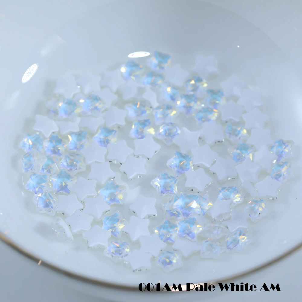 Shiny Crystal Stone Star Flat Back Bevel Edge Plus Rhinestones For Nail Art Bag Wedding Dress DIY Accessories Handcraft Supplies