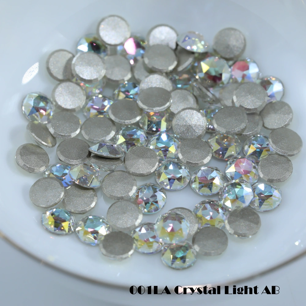 Round Flat Back Bevel Edge Plus Rhinestone Sparkling Crystal DIY Accessories Handcraft Supplies For Nail Art Bags Wedding Dress