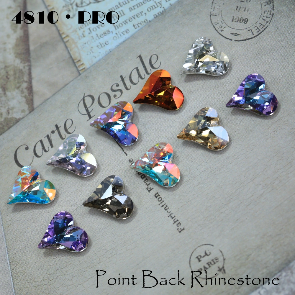 Sparkling Crystal Pro Series 4810 Sweet Heart Point Back Rhinestones Fancy For Bags Shoes Wedding Dress DIY Handmade Supplies
