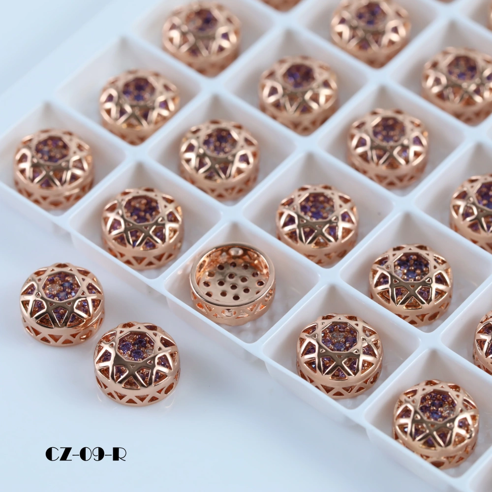 Shiny Crystal Round Claw Rhinestones Drill Cube Series For DIY Jewelry Making Accessories Bags Shoes Wedding Dress Decoration