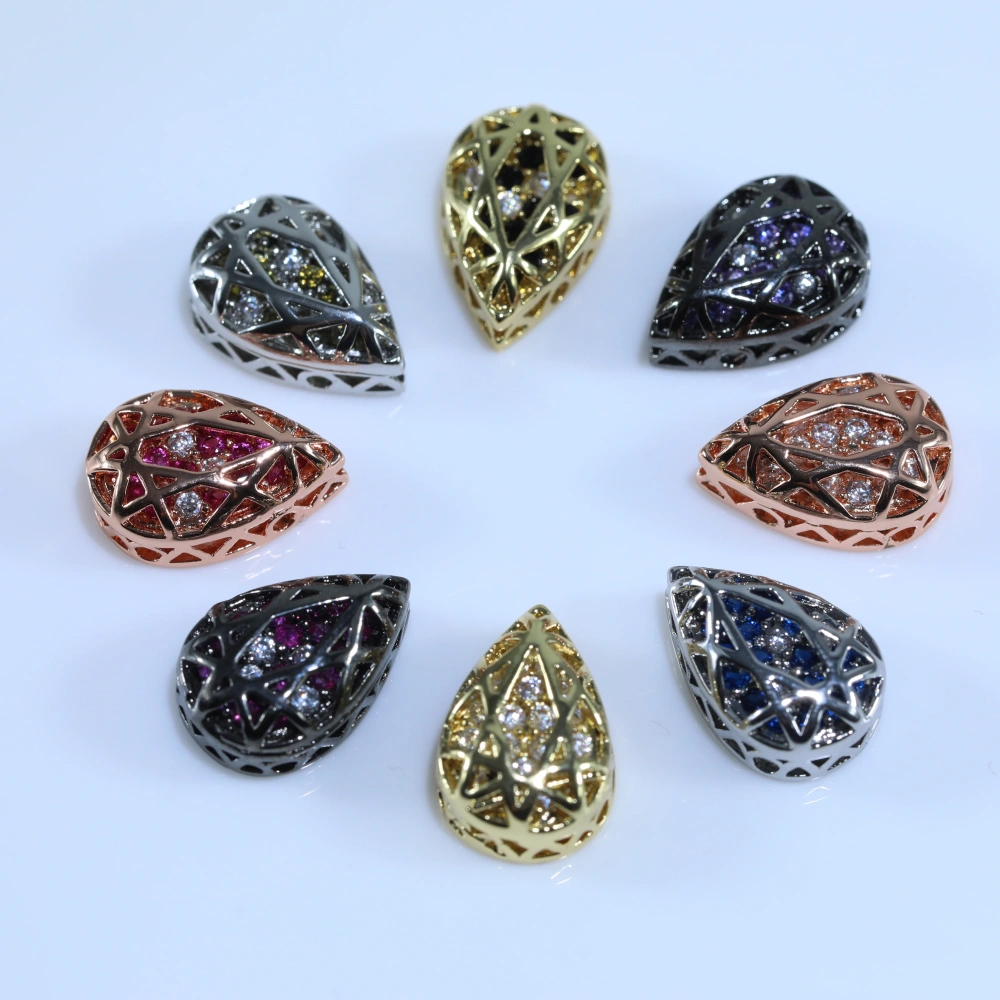 Drop Shaped Claw Rhinestones Drill Cube Series Sparkling Crystal For DIY Bags Shoes Wedding Dress Garmen Handmade Craft Supplies