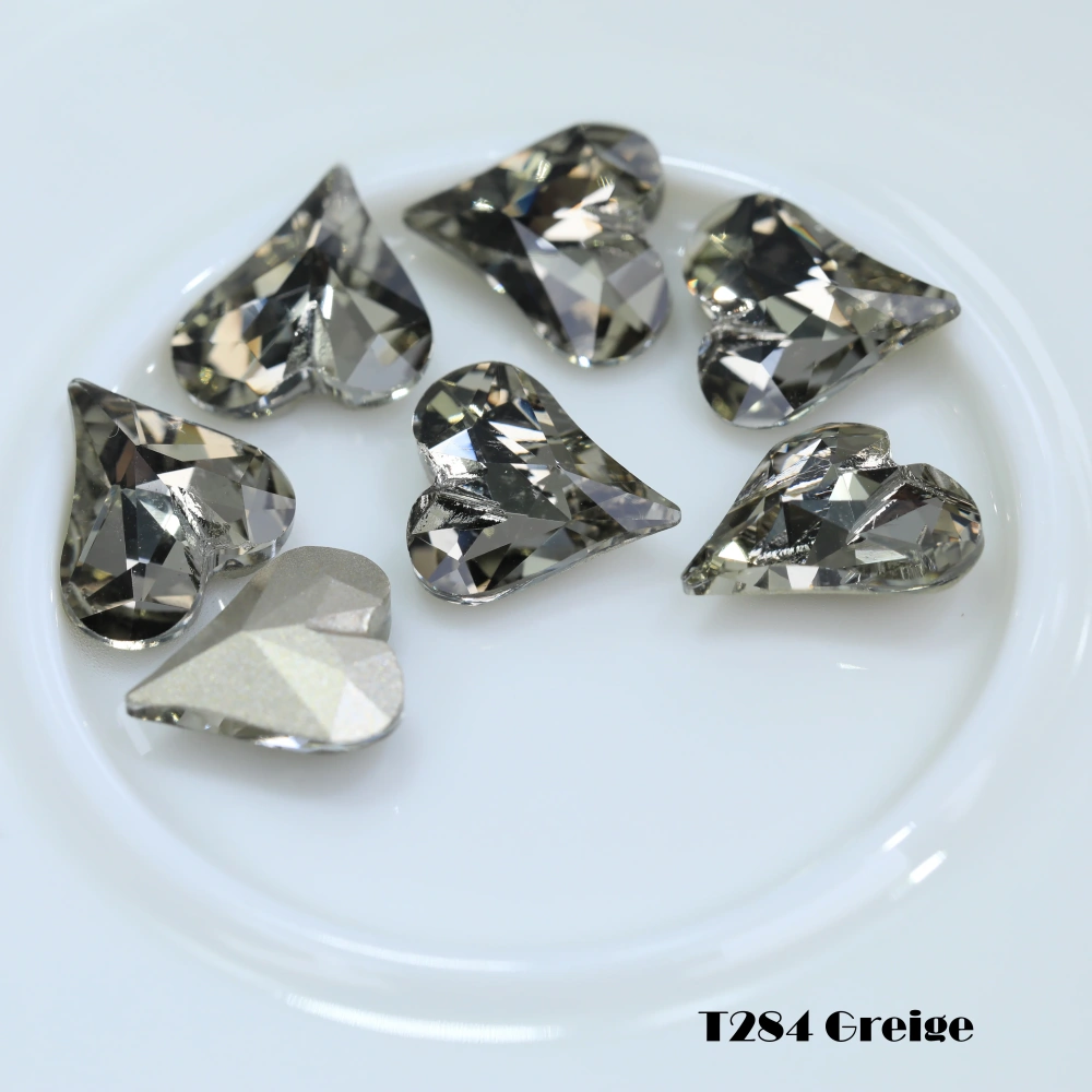 Shiny  Crystal Pro Series Normal Color Sweet Heart Point Back Rhinestones Fancy Stones For Bags Shoes Wedding Dress DIY Supplies