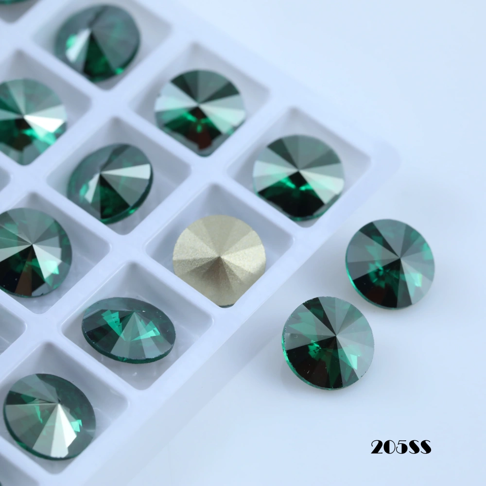 Rivoli Pointed Back Fancy Stones Sew-on Bright Crystal Royal Gem Series Rhinestones Bags Shoes Wedding Dress DIY Craft Supplies