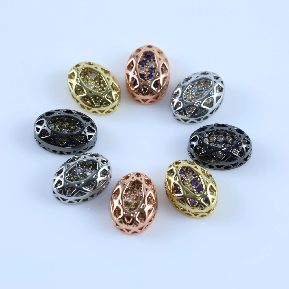 Sparkling Crystal Cube Series Oval Claw Rhinestones Drill DIY Accessories For Bags Shoes Wedding Dress Handmade Craft Supplies