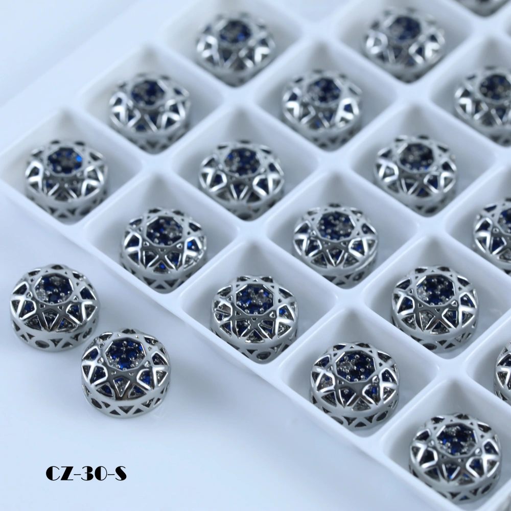 Shiny Crystal Round Claw Rhinestones Drill Cube Series For DIY Jewelry Making Accessories Bags Shoes Wedding Dress Decoration