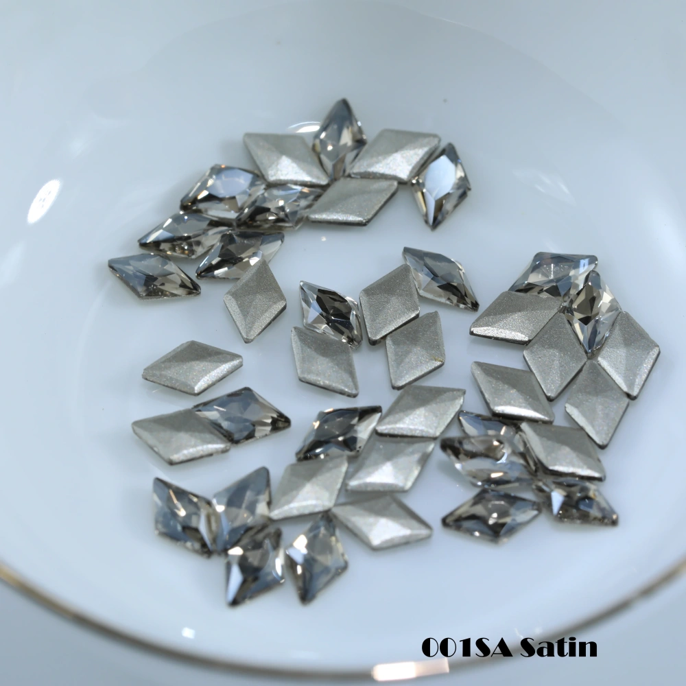 Rhombus Flat Back Bevel Edge Plus Series Rhinestones Shiny Crystal Nail Art Bags Wedding Dress DIY Handcraft Decoration Supplies
