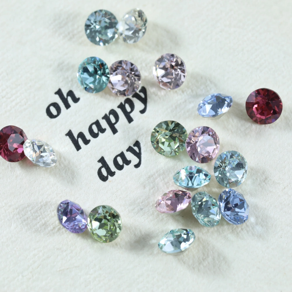 Pointed Bottom PRO Sew-on Rhinestones Shiny Crystal Beads DIY Accessories Bags Shoes Garment Dress Phone Case Craft Decoration
