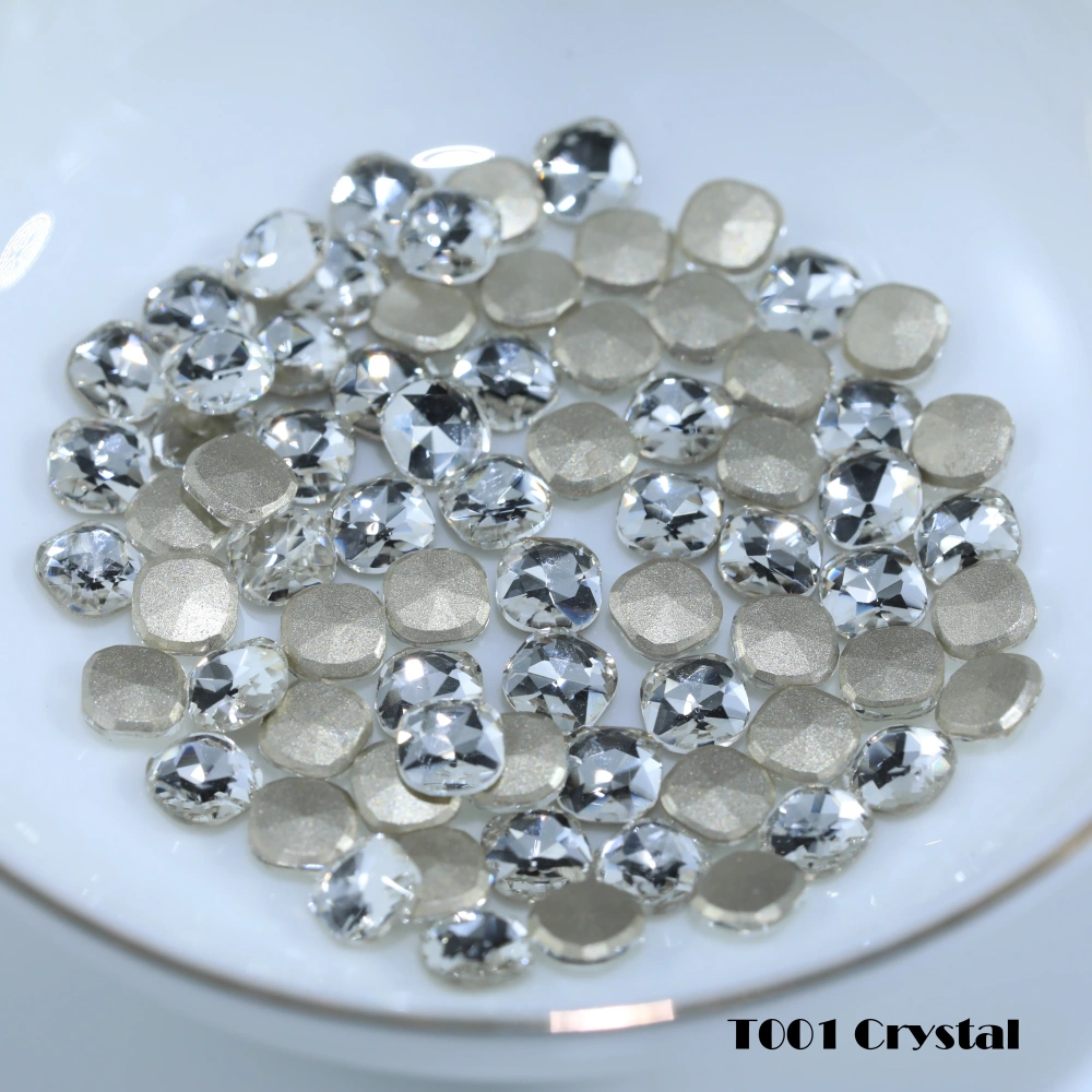 Cushion Flat Back Bevel Edge Rhinestones Plus Sparkling Crystal DIY Accessories Nail Art Bags Wedding Dress Handcraft Supplies