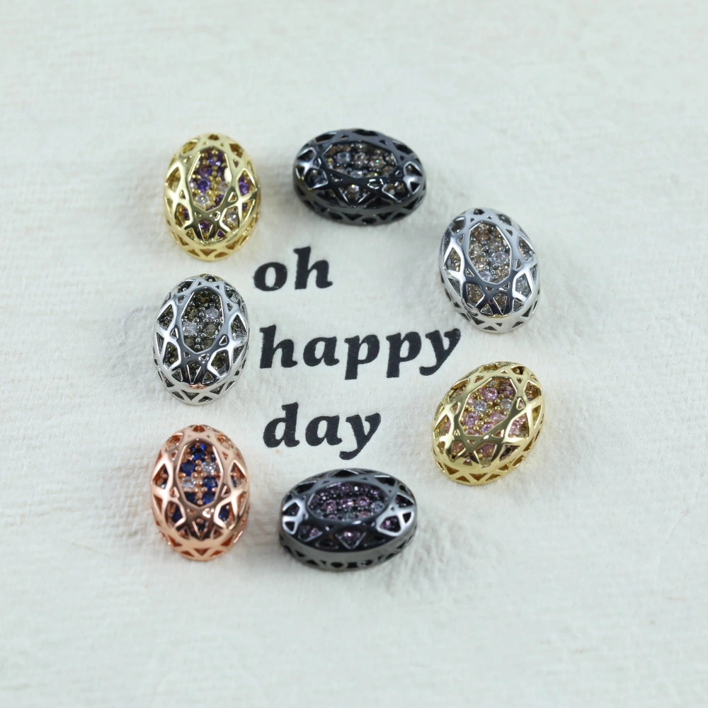 Sparkling Crystal Cube Series Oval Claw Rhinestones Drill DIY Accessories For Bags Shoes Wedding Dress Handmade Craft Supplies