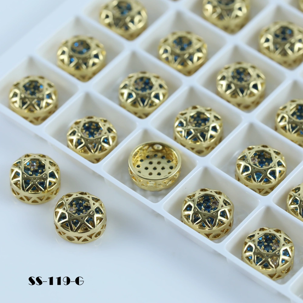 Shiny Crystal Round Claw Rhinestones Drill Cube Series For DIY Jewelry Making Accessories Bags Shoes Wedding Dress Decoration