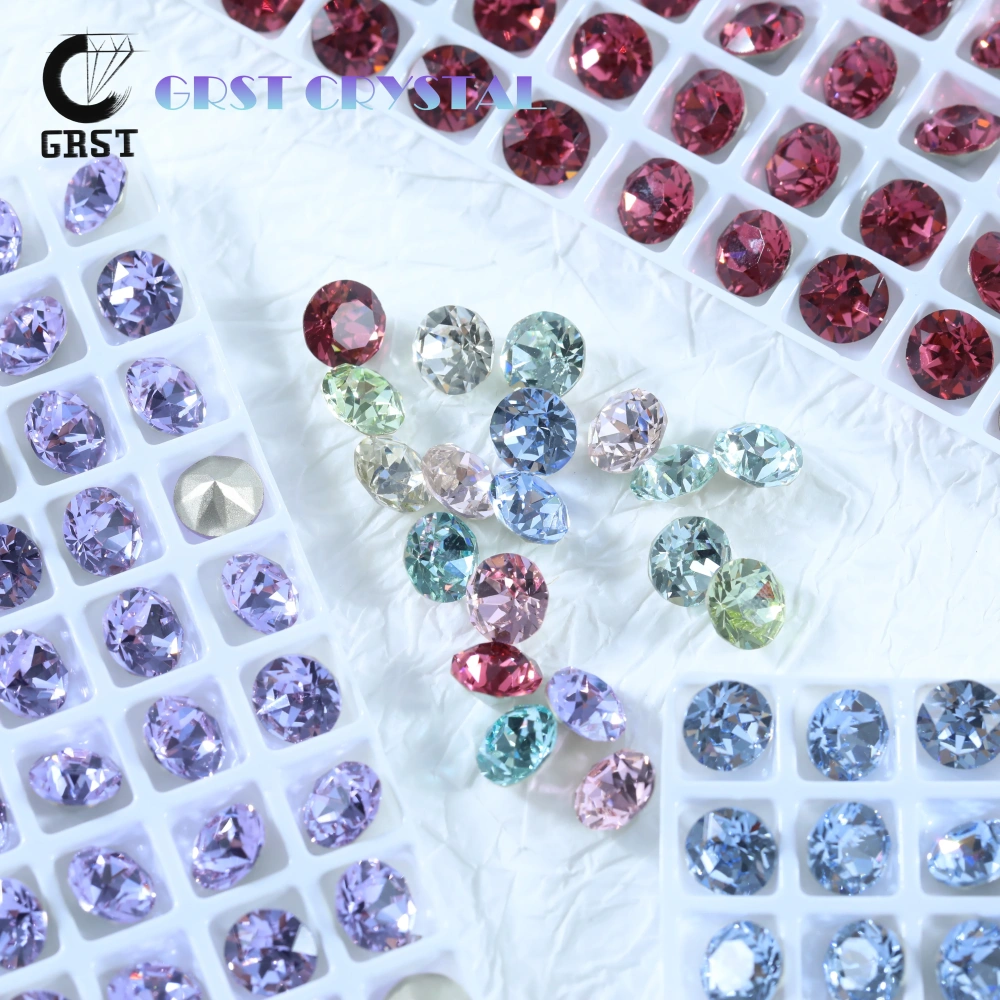 Pointed Bottom PRO Sew-on Rhinestones Shiny Crystal Beads DIY Accessories Bags Shoes Garment Dress Phone Case Craft Decoration