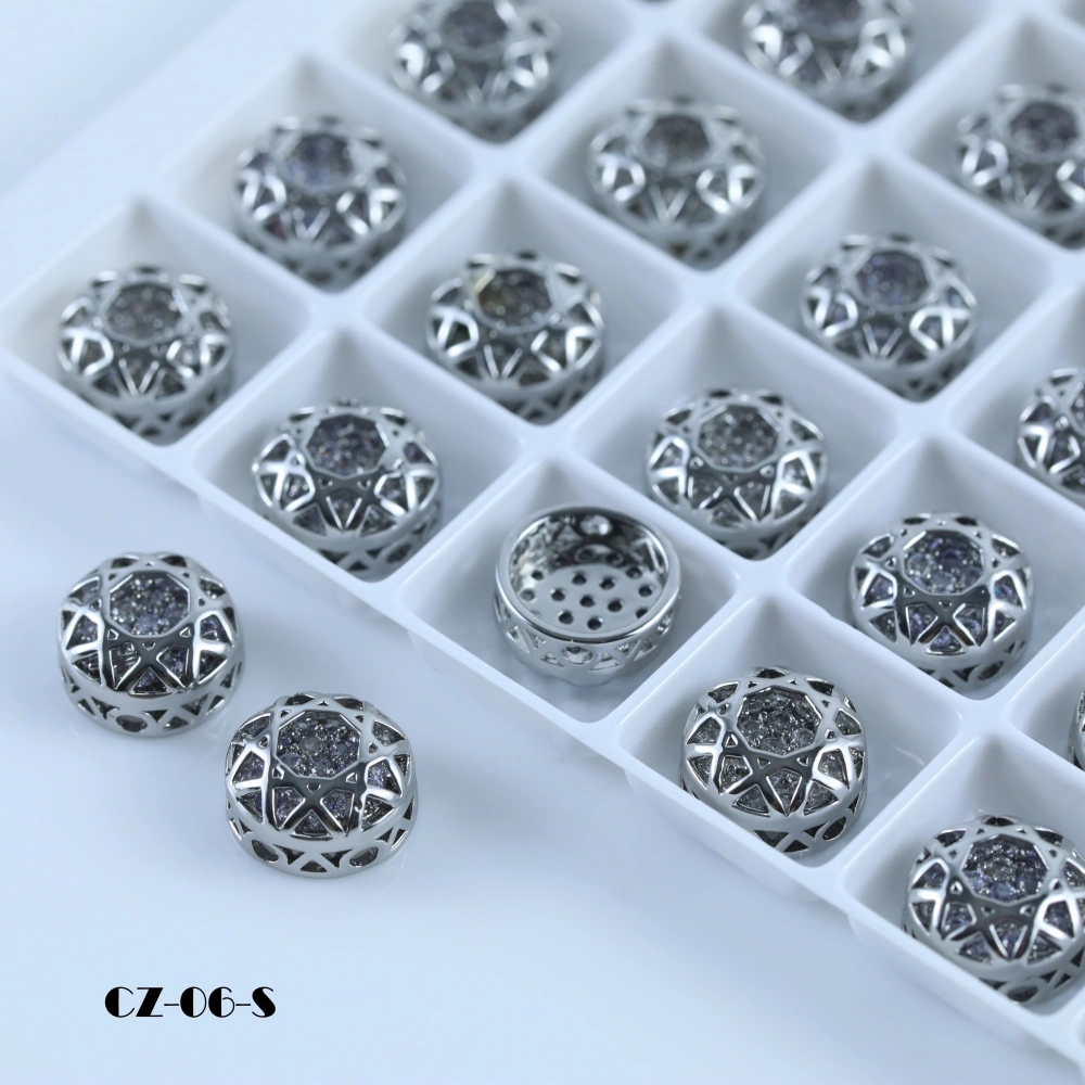 Shiny Crystal Round Claw Rhinestones Drill Cube Series For DIY Jewelry Making Accessories Bags Shoes Wedding Dress Decoration