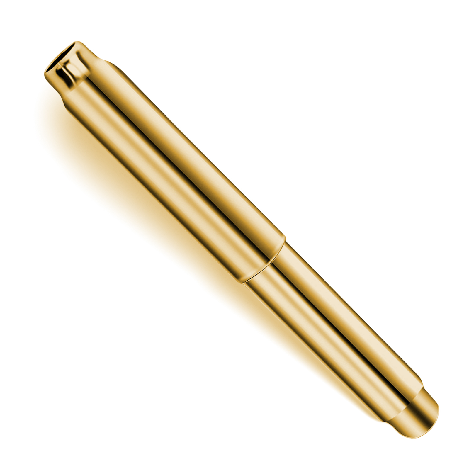 Stainless Steel Toilet Paper Holder Rod 2.0 - Universal Fit Spring Roller, Quick Release & Rust-Proof, Brushed Gold Finish