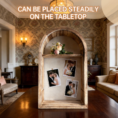 Large Shadow Box Frame 10x16 with Removable Box Shelves, Deep Shadow Box Display Case with Linen Back, Memory Box for Keepsakes, Wedding, Medals & Photos, Shadow Box Carbonized Brown