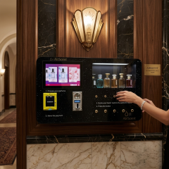 Joyfunplay - Commercial Standing Perfume Vending Machine 24h Self-Service Fragrance Dispenser with Touch Screen and Cashless Payment - Smart Vending Machine Manufacturer