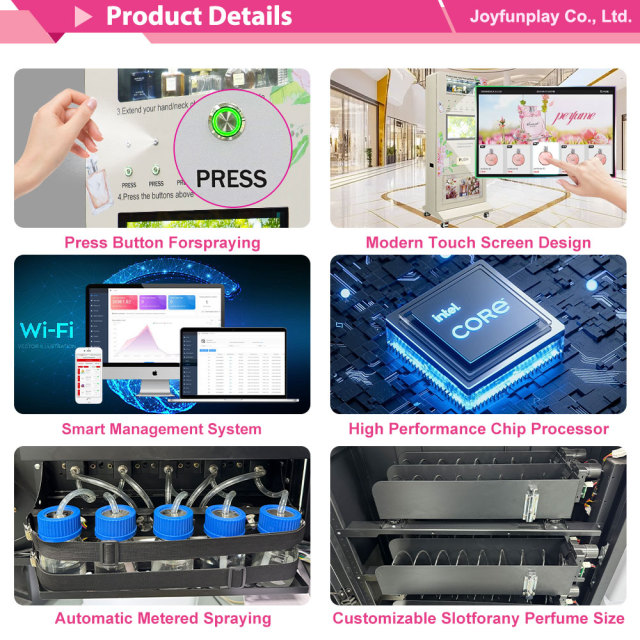 Joyfunplay - JoyFunplay Factory Custom Automatic Perfume Spraying Vending Machine Fragrance Vending Machine With Cashless Payment - Smart Vending Machine Manufacturer