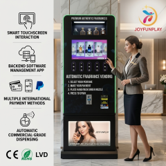 Joyfunplay - Commercial Standing Perfume Vending Machine 24h Self-Service Fragrance Dispenser with Touch Screen and Cashless Payment - Smart Vending Machine Manufacturer