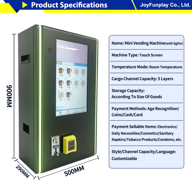 Joyfunplay - Desktop Vending Machine Factory Direct Price -JFP Vending Factory - Smart Vending Machine Manufacturer