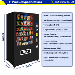 Joyfunplay - Custom  High-Volume Beverage and Drink Vending Machine - JFP Vending - Smart Vending Machine Manufacturer