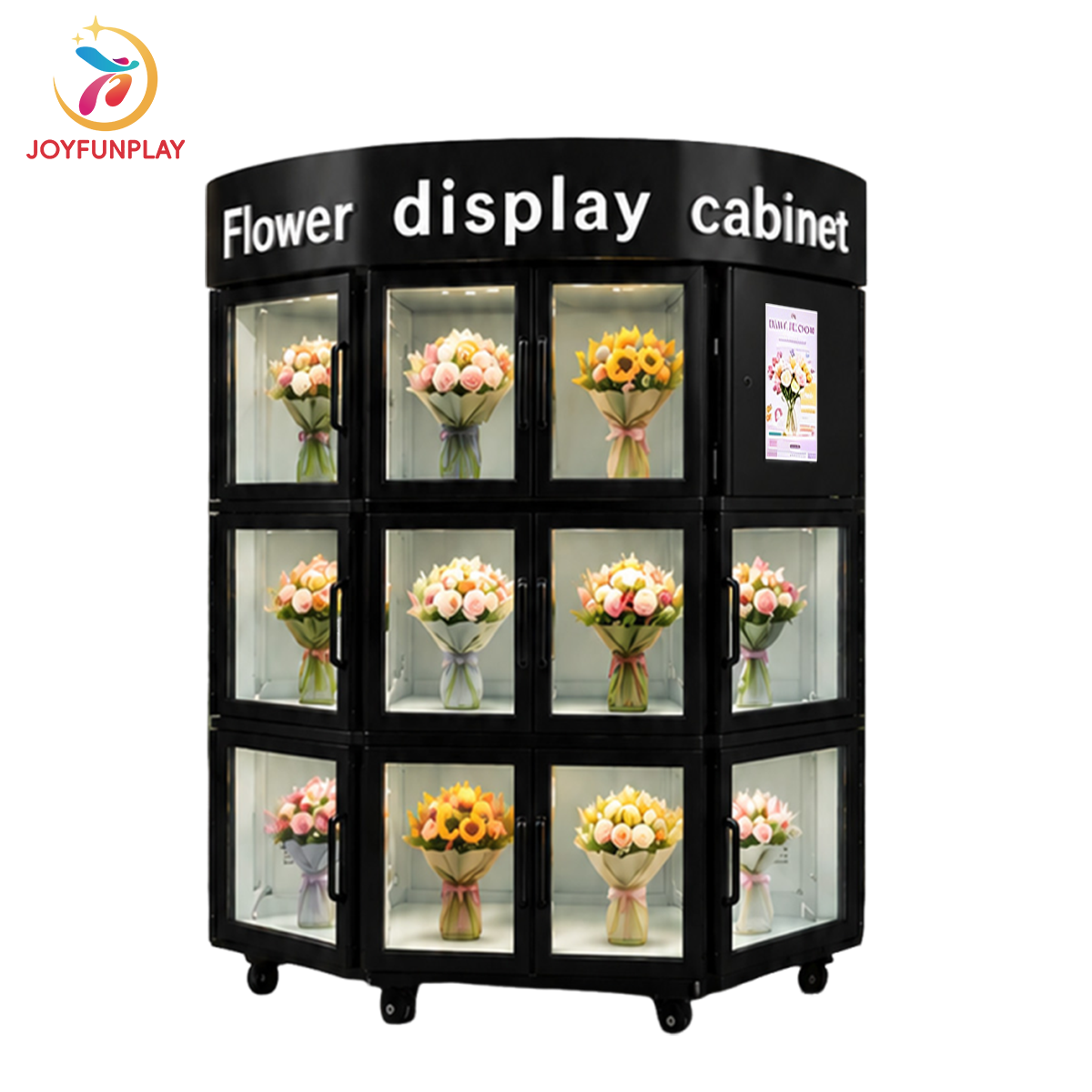 Joyfunplay - Smart refrigerated flower vending machine profit- JFP Vending Machine Factory - Smart Vending Machine Manufacturer