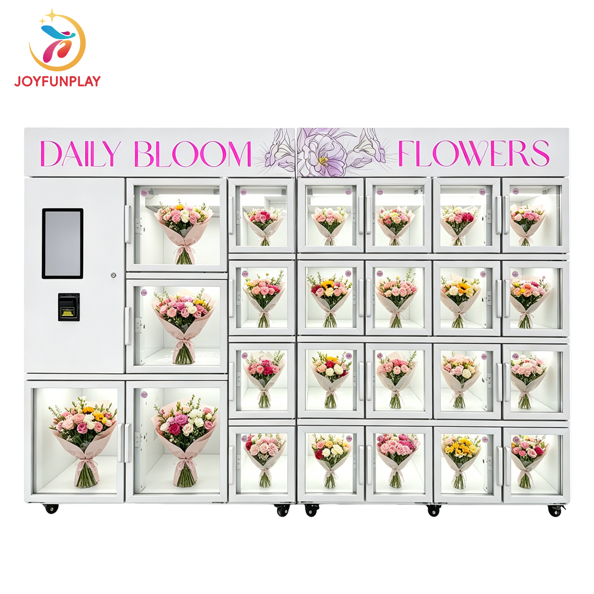 Joyfunplay - Refrigerated flower locker vending machine price- JFP Vending Machine Factory - Smart Vending Machine Manufacturer