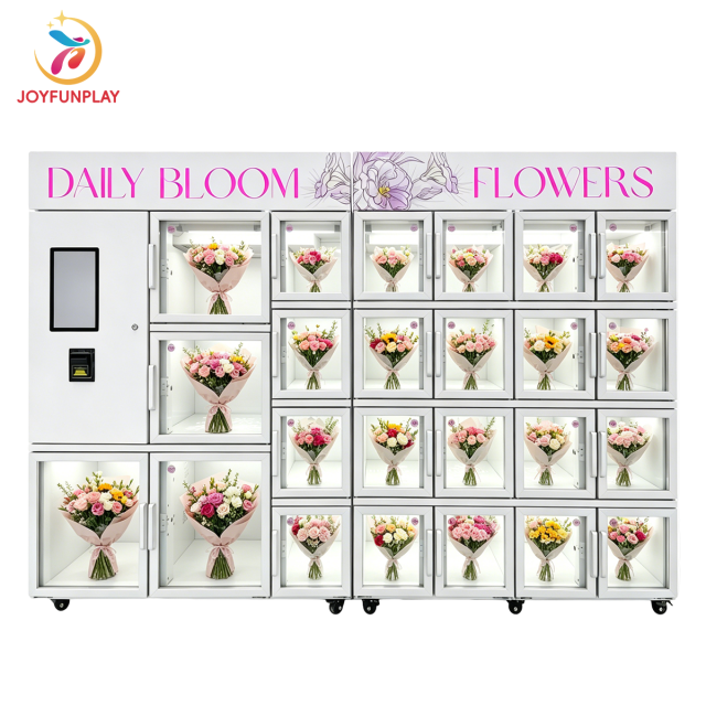 Joyfunplay - Refrigerated flower locker vending machine price- JFP Vending Machine Factory - Smart Vending Machine Manufacturer