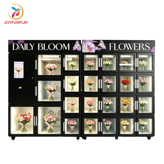 Joyfunplay - Automatic refrigerated flower vending machine business- JFP Vending Machine Factory - Smart Vending Machine Manufacturer