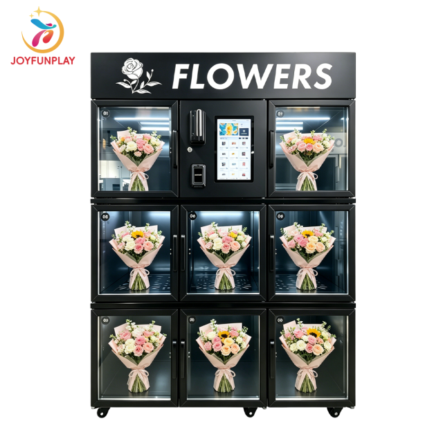 Joyfunplay - Custom 24 Hour Refrigerated Flower Vending Machine - JFP Vending Machine Factory - Smart Vending Machine Manufacturer