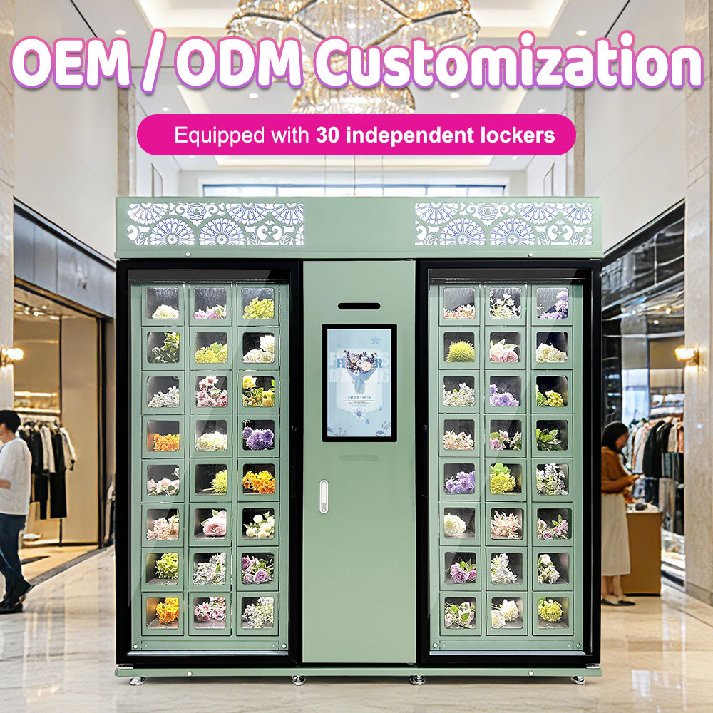 Joyfunplay - Custom 24 hour fresh flower vending kiosk machine- JFP Vending Machine Factory - Smart Vending Machine Manufacturer