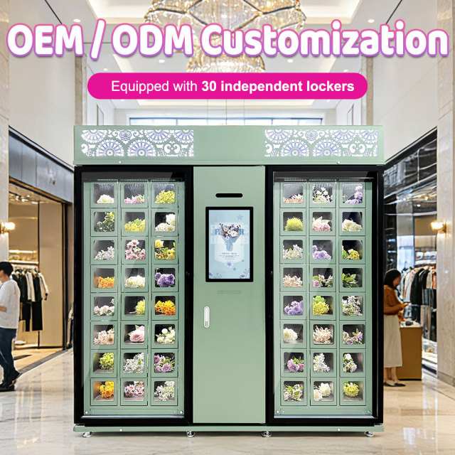 Joyfunplay - Custom 24 hour fresh flower vending kiosk machine- JFP Vending Machine Factory - Smart Vending Machine Manufacturer